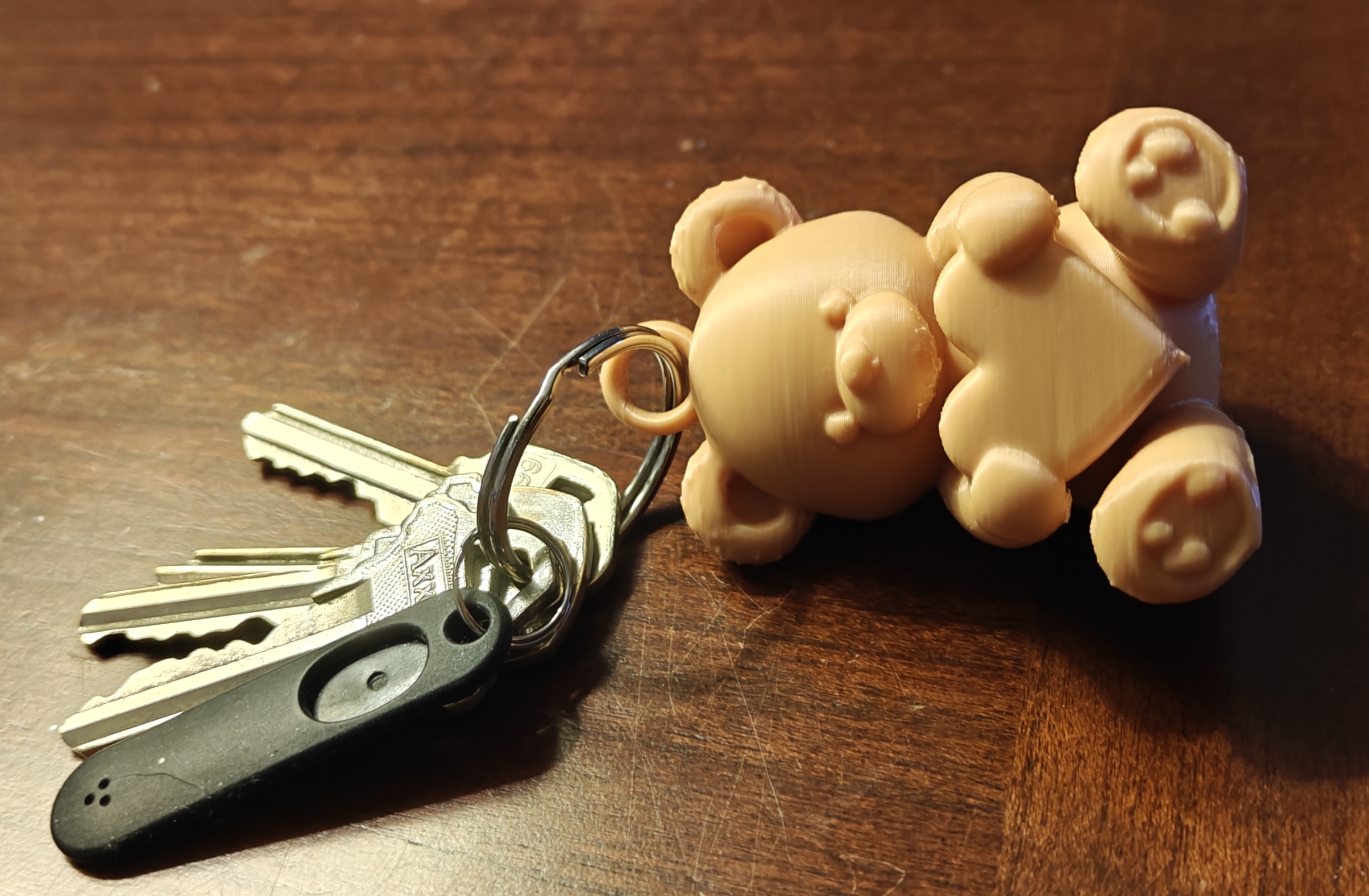Valentines Day Teddy Bear key chain