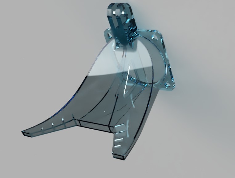 Fan duct replacement for standard C-Bot / D-Bot