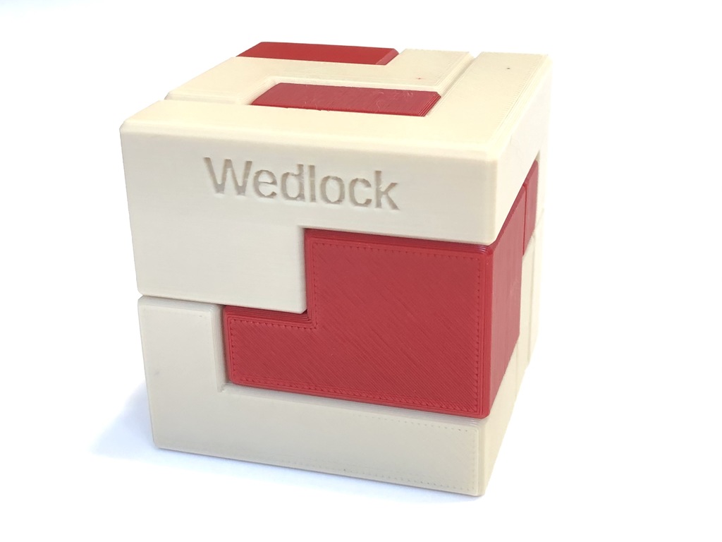 Wedlock - Interlocking puzzle by László Molnár