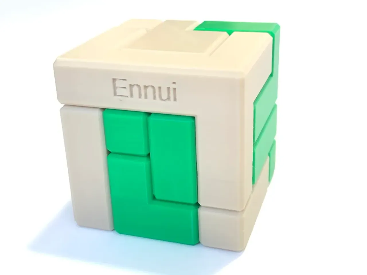 Ennui - Interlocking puzzle by László by Project model Molnár free STL Puzzle Download | Printable