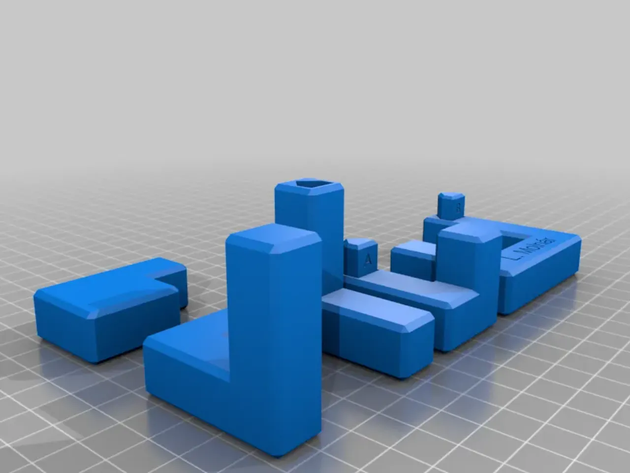 Ennui - Interlocking puzzle by László Molnár by Printable Puzzle Project |  Download free STL model