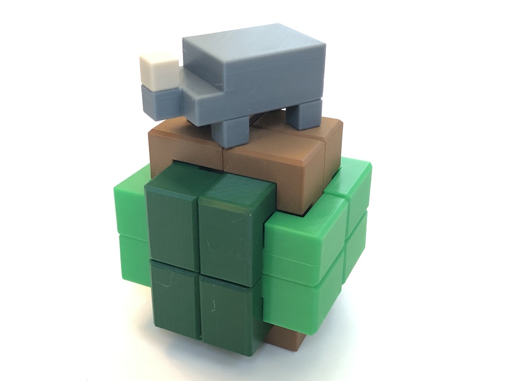 Rhinoceros - Interlocking puzzle by Alfons Eyckmans