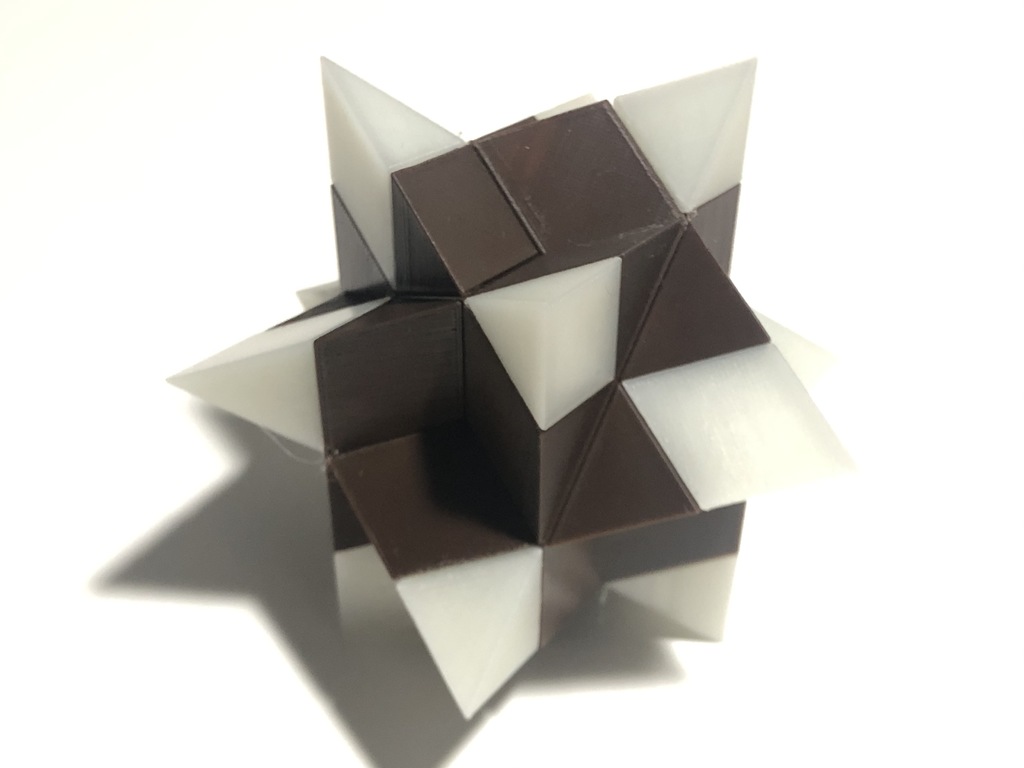Twelve Point - Interlocking puzzle by Stewart Coffin (STC #33)