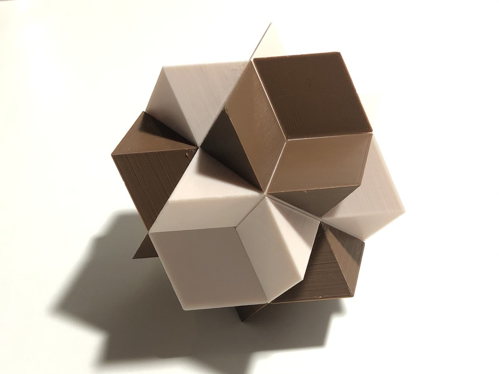Super Nova - Interlocking puzzle by Stewart Coffin (STC #14)