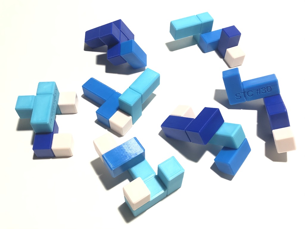 Convolution - Interlocking puzzle by Stewart Coffin (STC #30) by ...