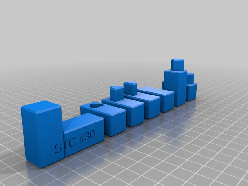 Convolution blockhead - design by Stewart Coffin 4x4x4 cube