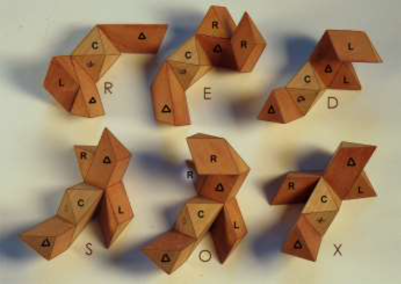 Victor Interlocking puzzle by Stewart Coffin (STC 201) by Printable