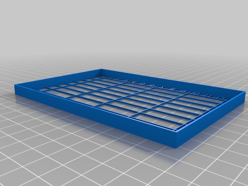 PCR qPCR Plate Loading Guide by Matthew B Download free STL model