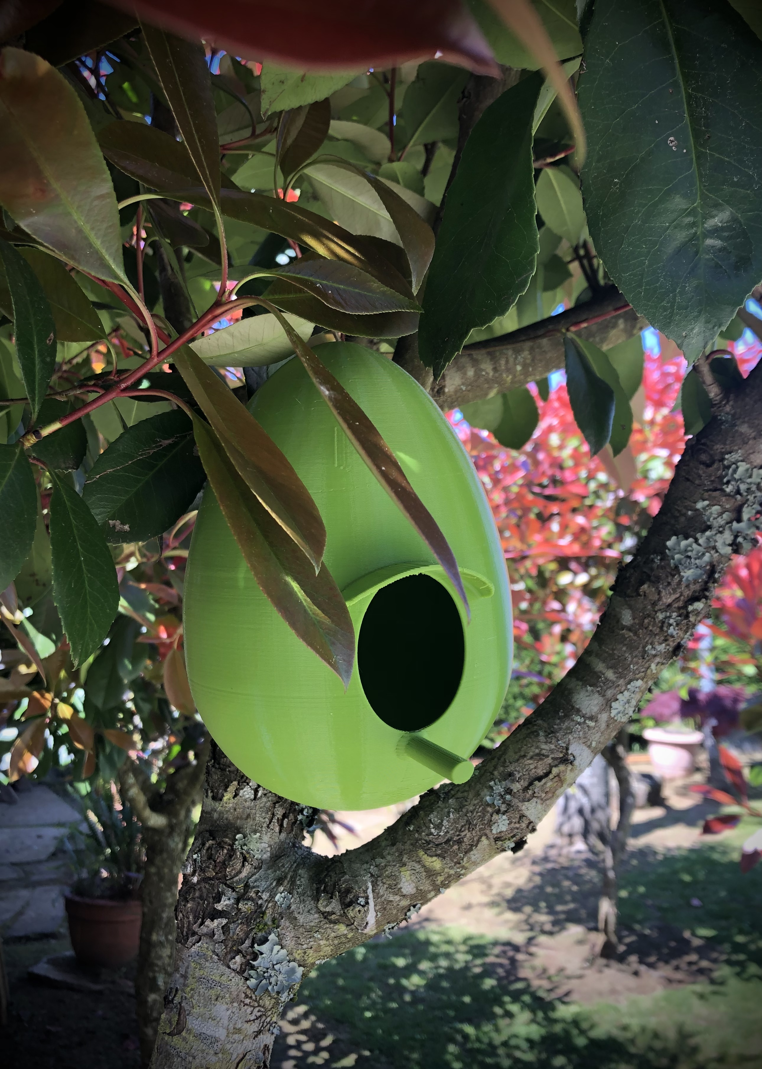 Miniatura 5 do modelo 3D Easter Egg Bird Tree House Avocado