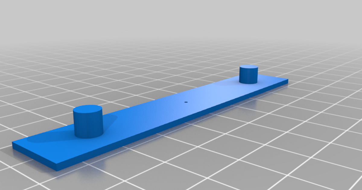 Shelf Pin Hole Layout Jig by Bob D. Download free STL model