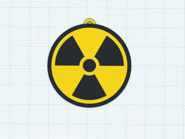 Radiation Sign and Keychain