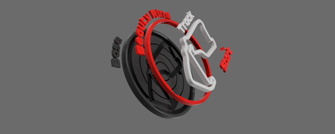 Miniatura 2 do modelo 3D Formula 1 Circuit Coasters