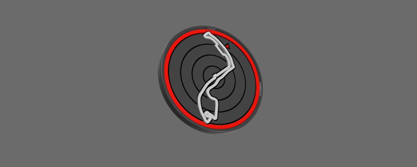 Miniatura 5 do modelo 3D Formula 1 Circuit Coasters