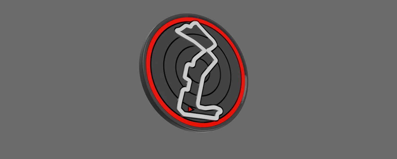 Miniatura 9 do modelo 3D Formula 1 Circuit Coasters