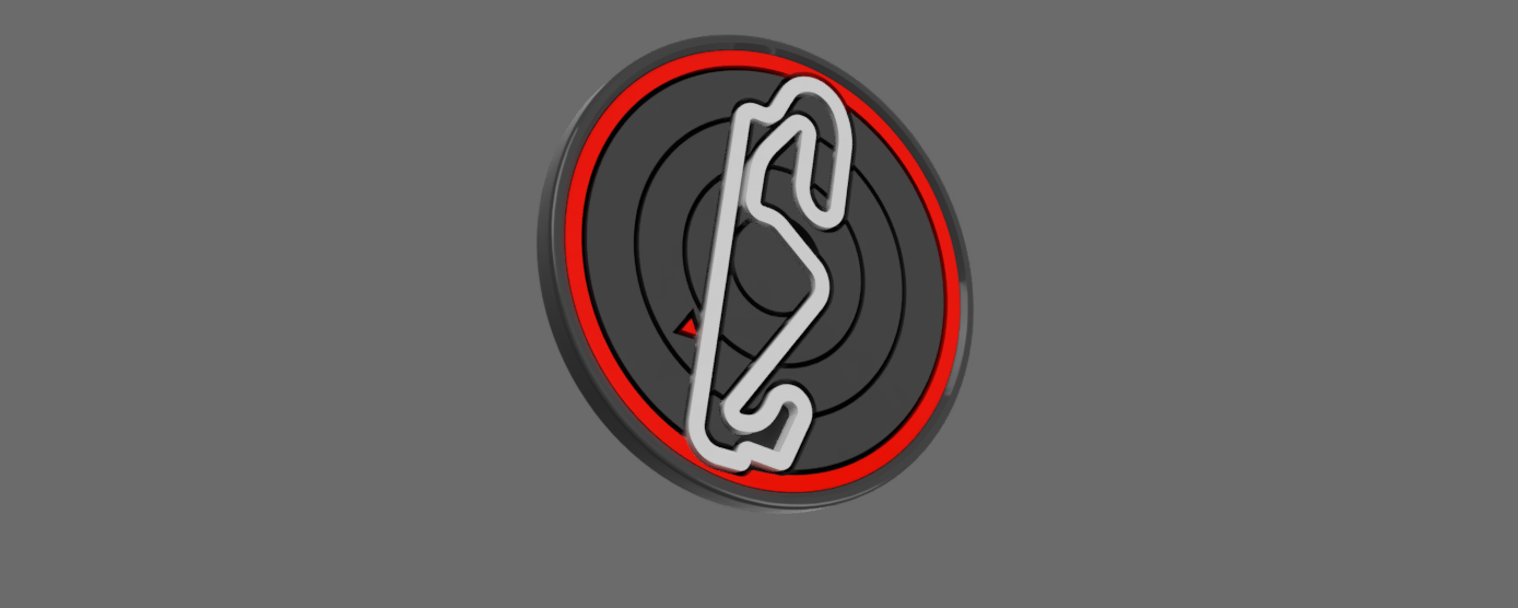Miniatura 21 do modelo 3D Formula 1 Circuit Coasters
