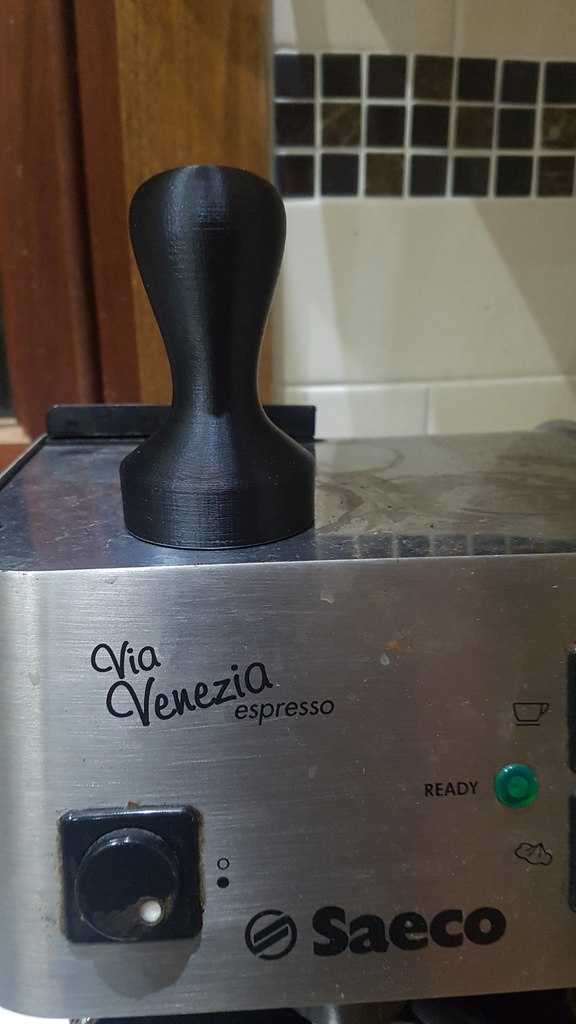 Coffee Tamper for Saeco 53mm by nitram Download free STL model