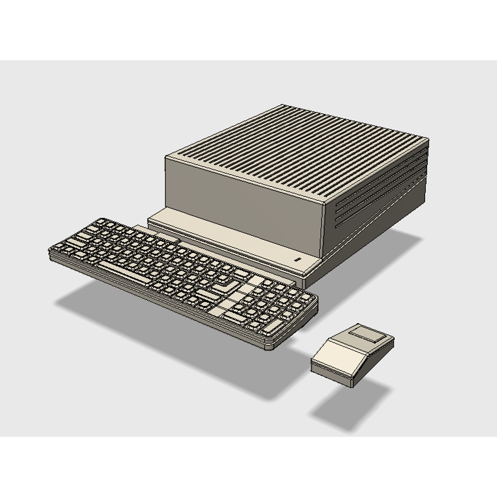Miniatura 3 do modelo 3D Apple IIgs Raspberry Pi case