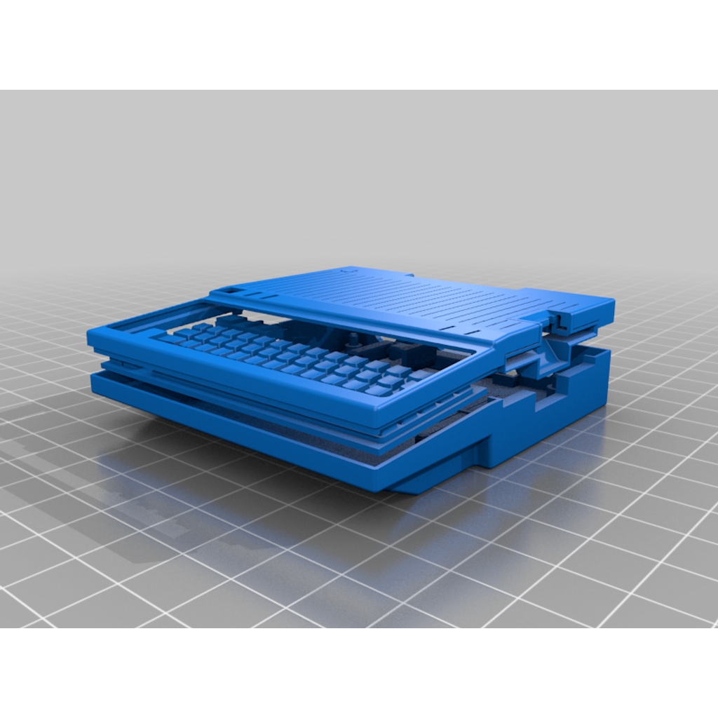 Miniatura 3 do modelo 3D Apple IIc Raspberry Pi case - Model A+