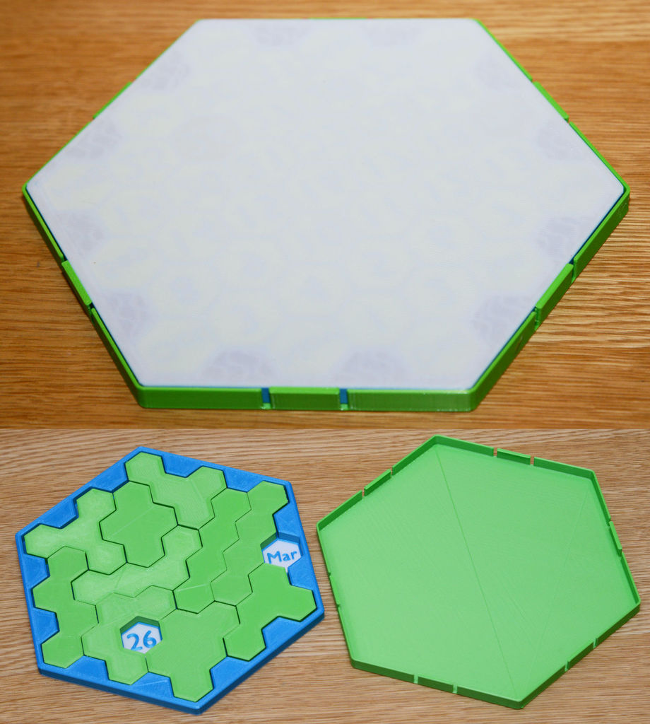 Miniatura 3 do modelo 3D Daily Hexagonal Puzzle