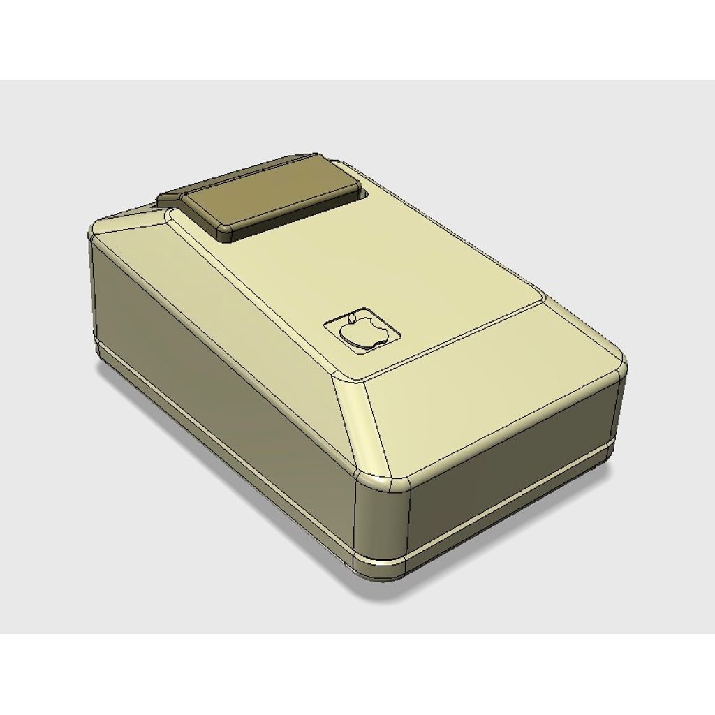 Apple Mouse - M0100 - 1/4 scale