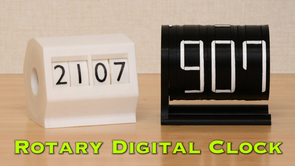 Rotary Digital Clock - origin without sensor