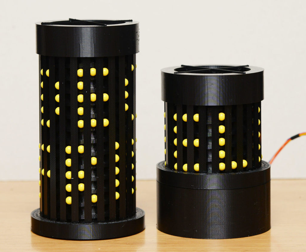 Cylindrical Dot Matrix Display / Marble Elevator — thumbnail 3