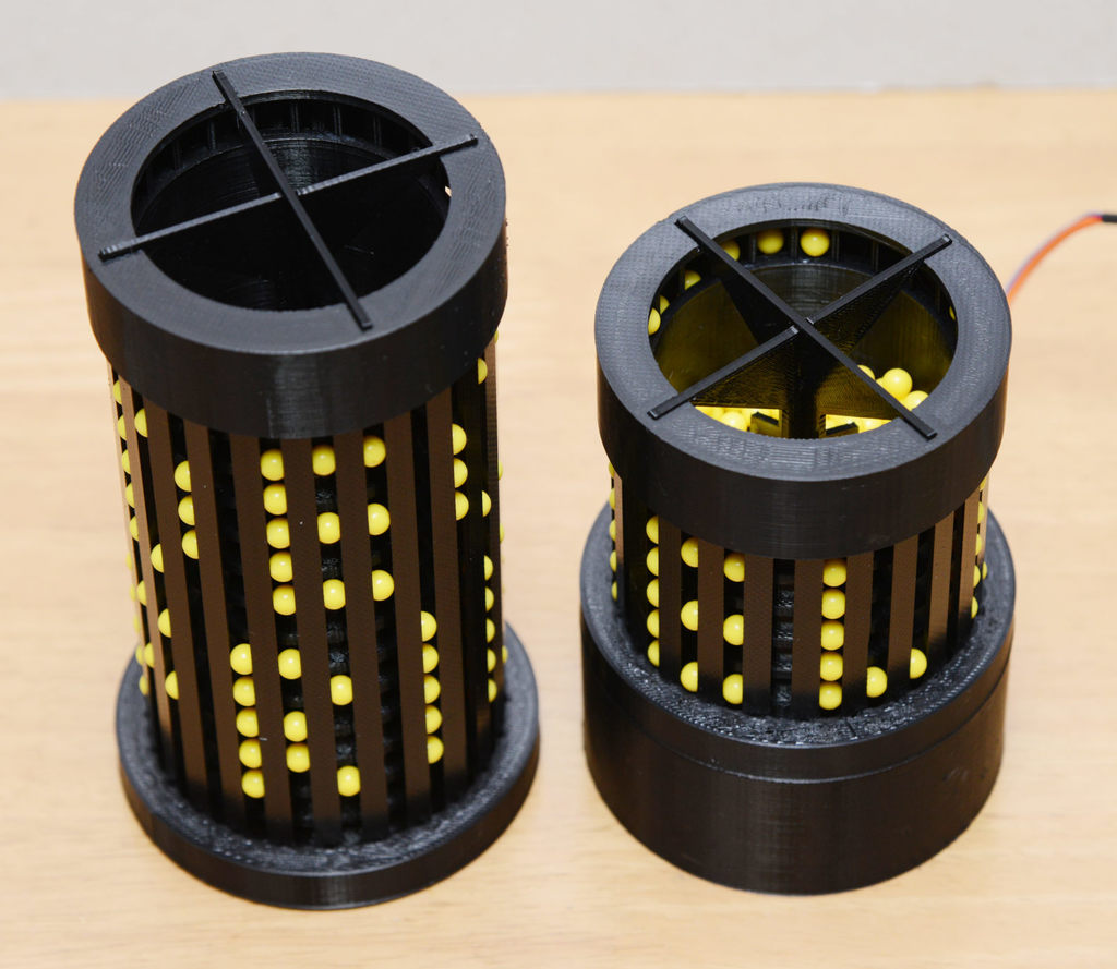 Cylindrical Dot Matrix Display / Marble Elevator — thumbnail 4