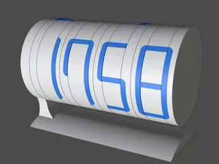 福袋特集 2024 shiura by clock 7-segment Rotary | model STL free Download ヴァイスシュヴァルツ
