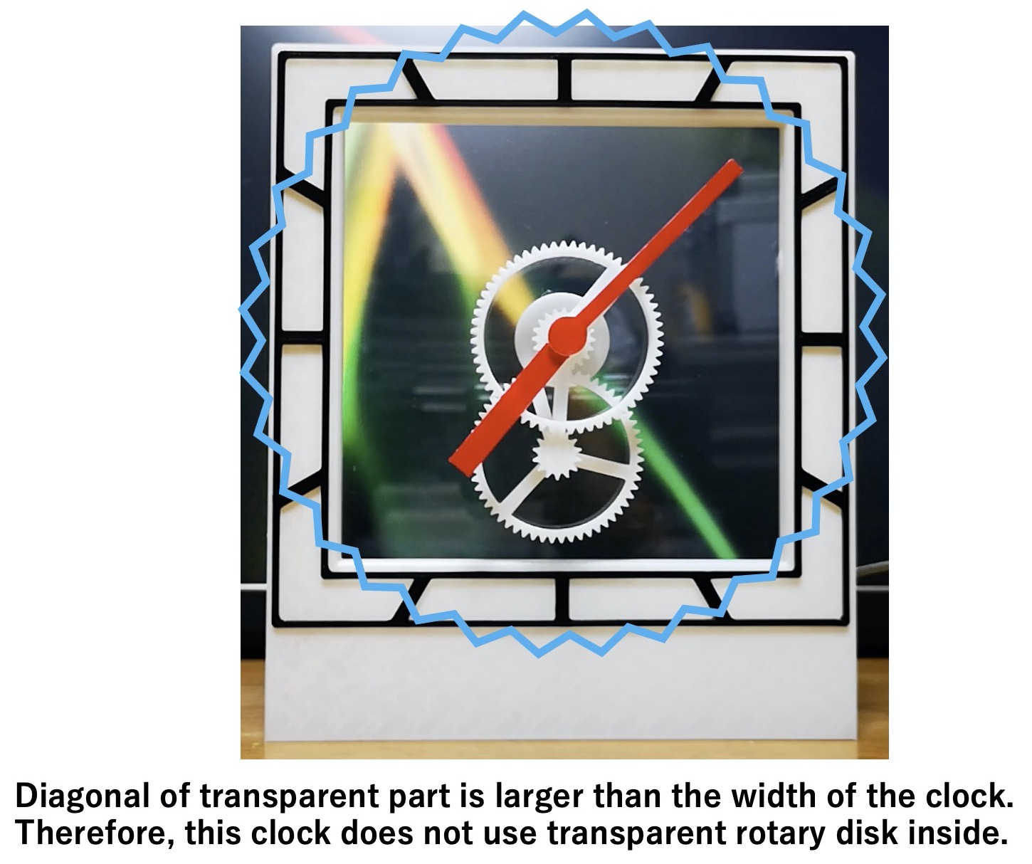 Square mystery clock Can you guess how it works? by shiura Download