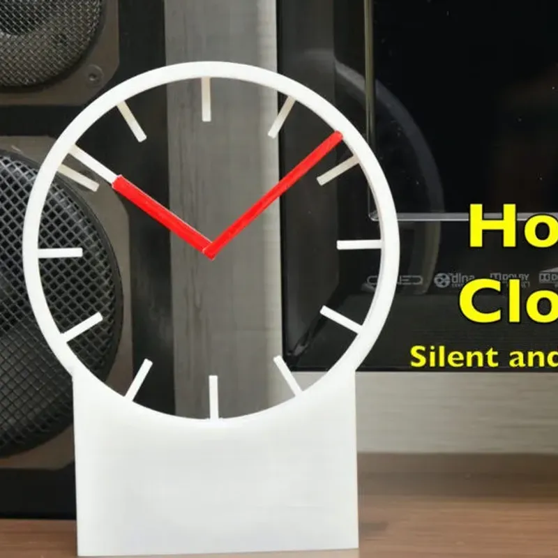 Hollow clock 2 - silent and smooth by shiura | Download free STL 