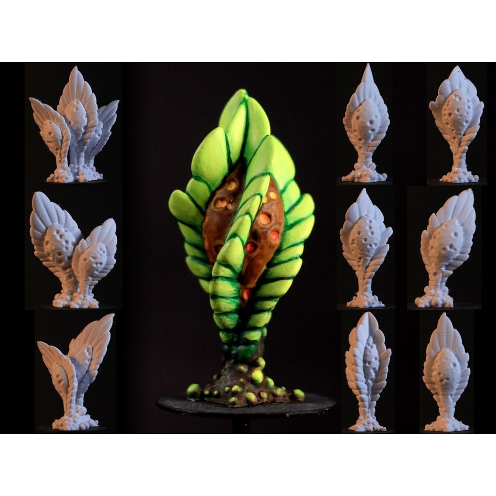 10 Tabletop RPG plants: "Feather Blob" (Alien Flora 63)