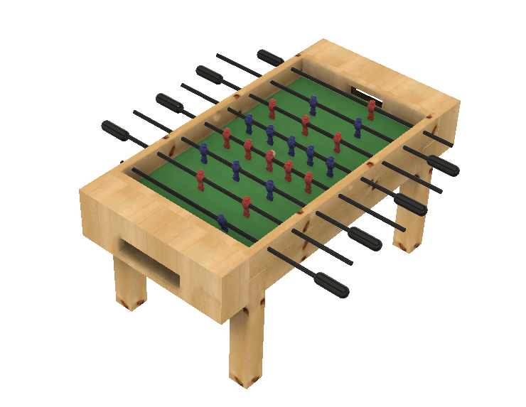 Foosball Table. (full-size) — miniatura 5