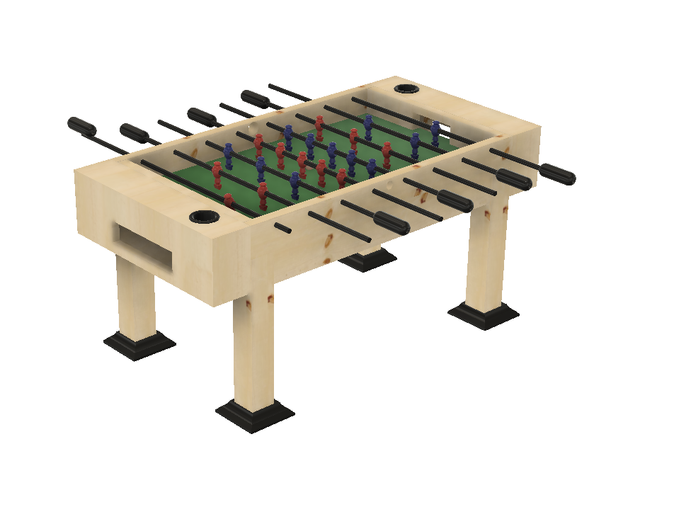 Foosball Table. (full-size) — miniatura 12