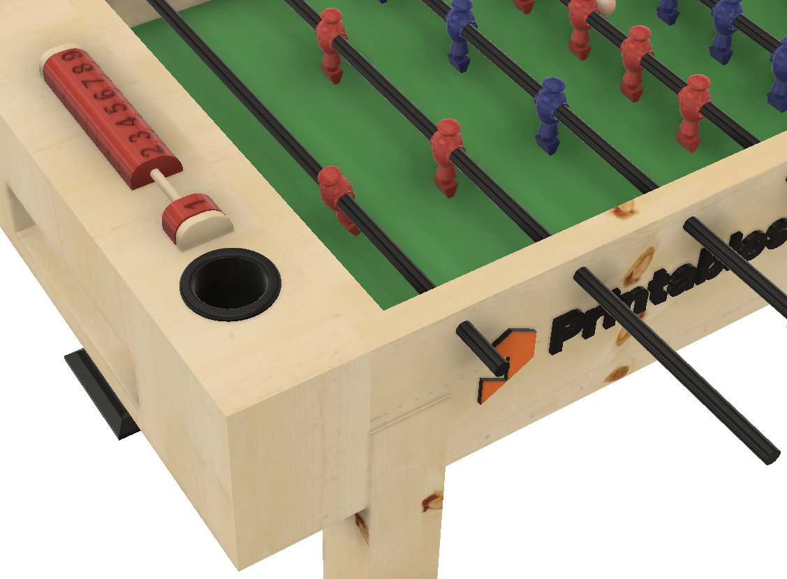 Foosball Table. (full-size) — miniatura 18