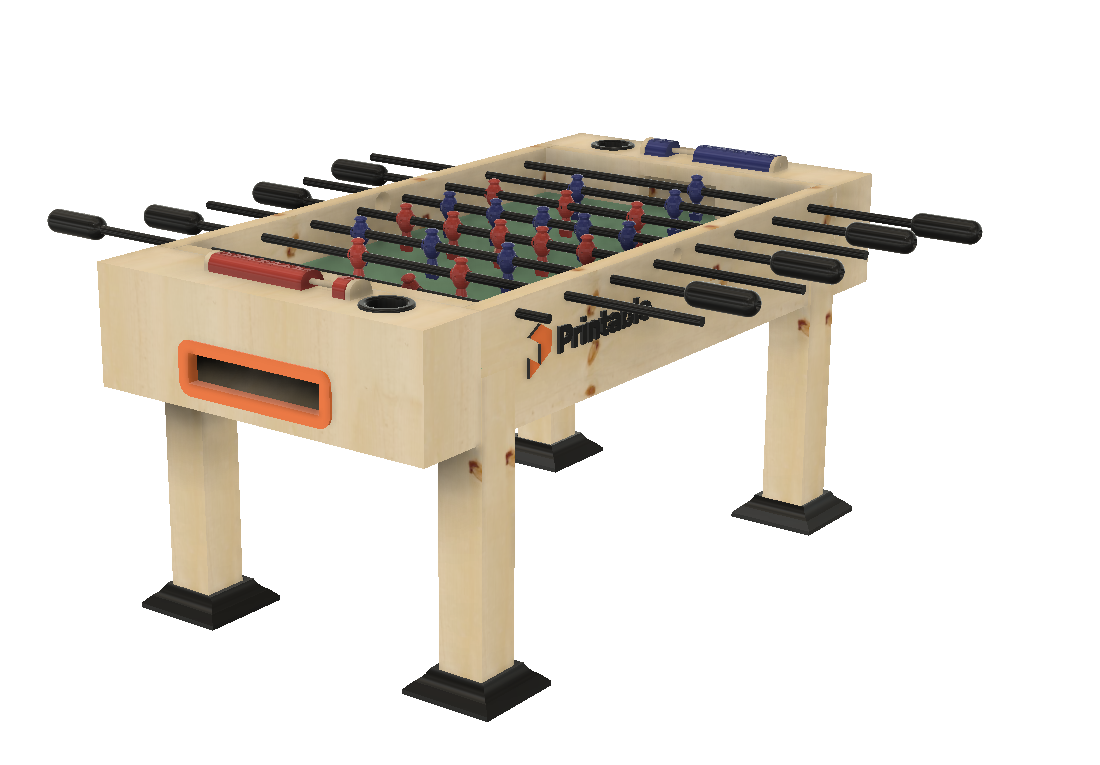 Foosball Table. (full-size) — miniatura 7