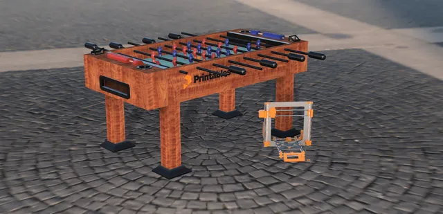 Foosball Table. (full-size)