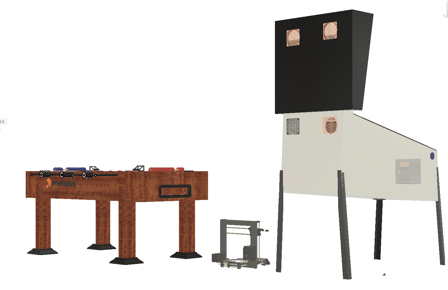 Foosball Table. (full-size) — miniatura 21