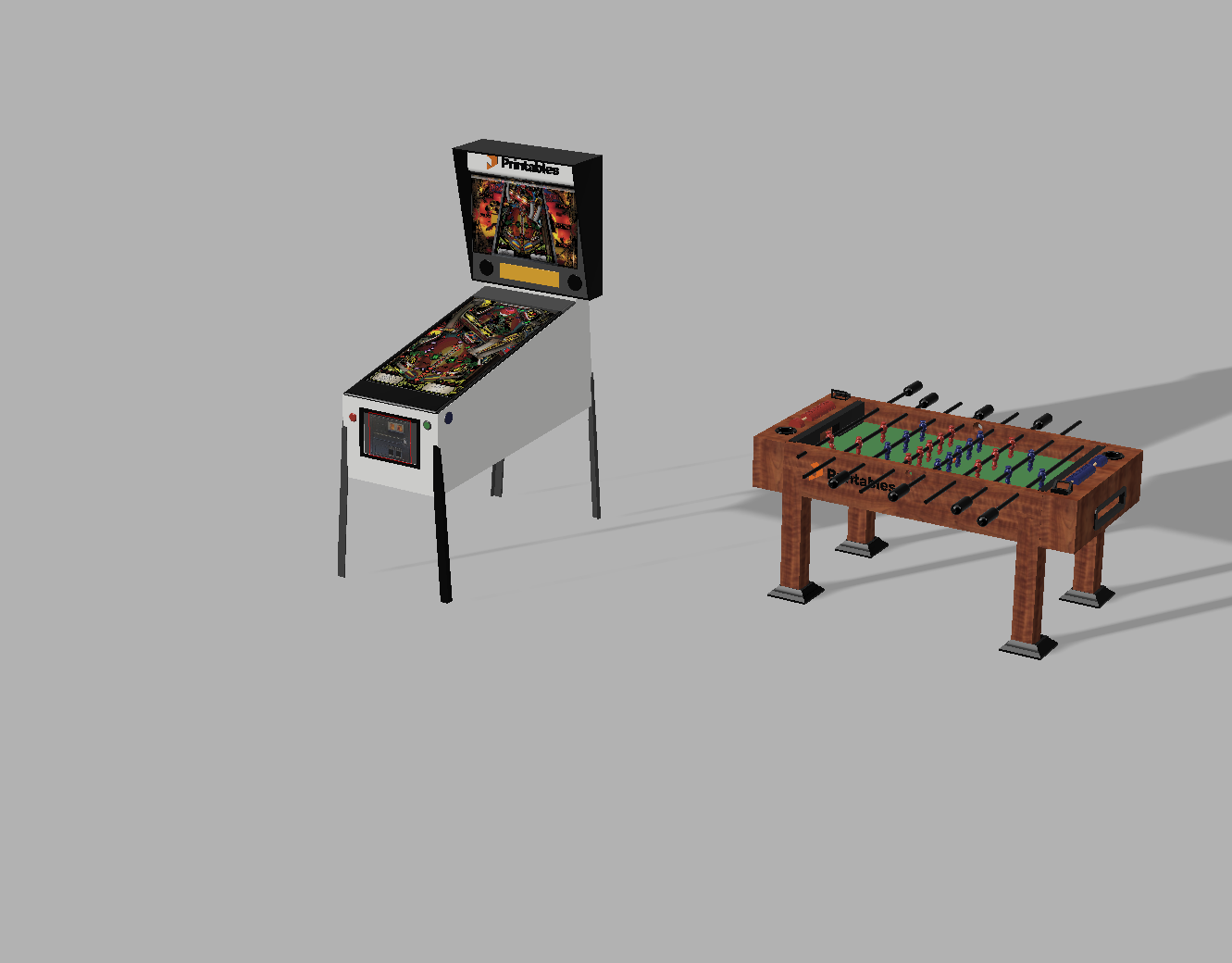 Foosball Table. (full-size) — miniatura 22