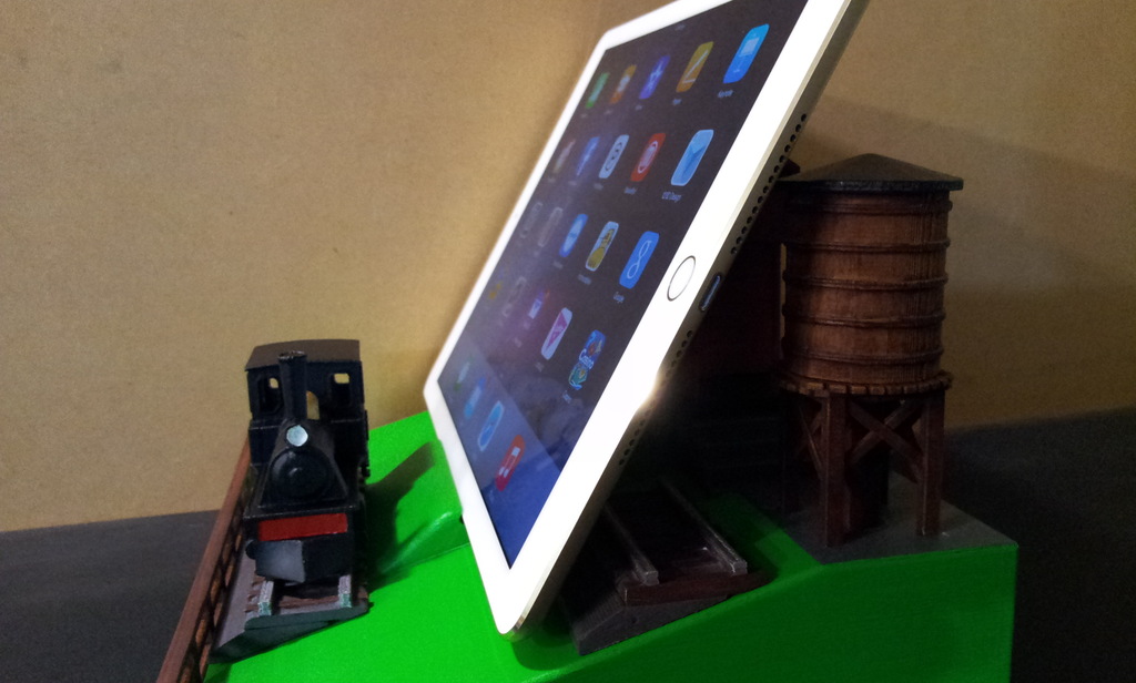 Miniatura 5 do modelo 3D IPAD STAND (STEAM ENGINE)