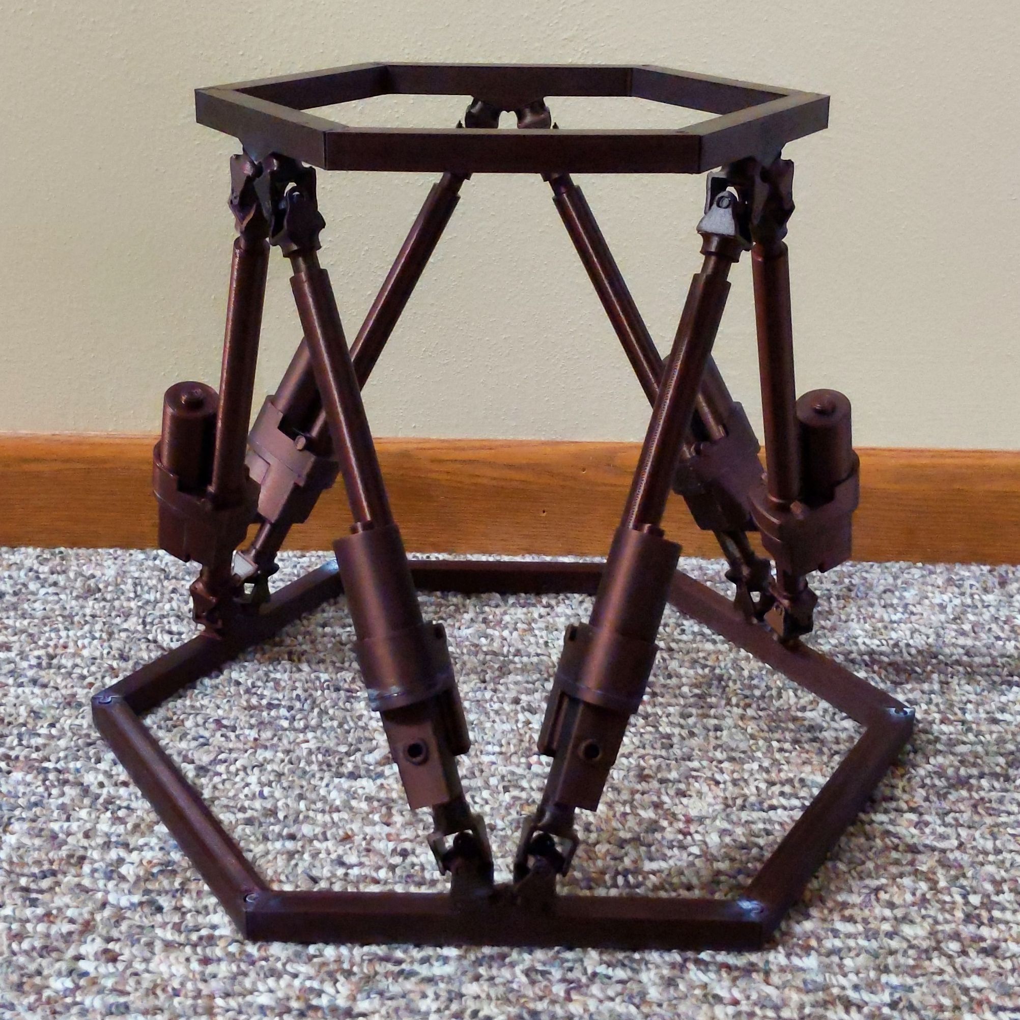 6dof Stewart Platform V2 by MotoRider42HC Download free STL model