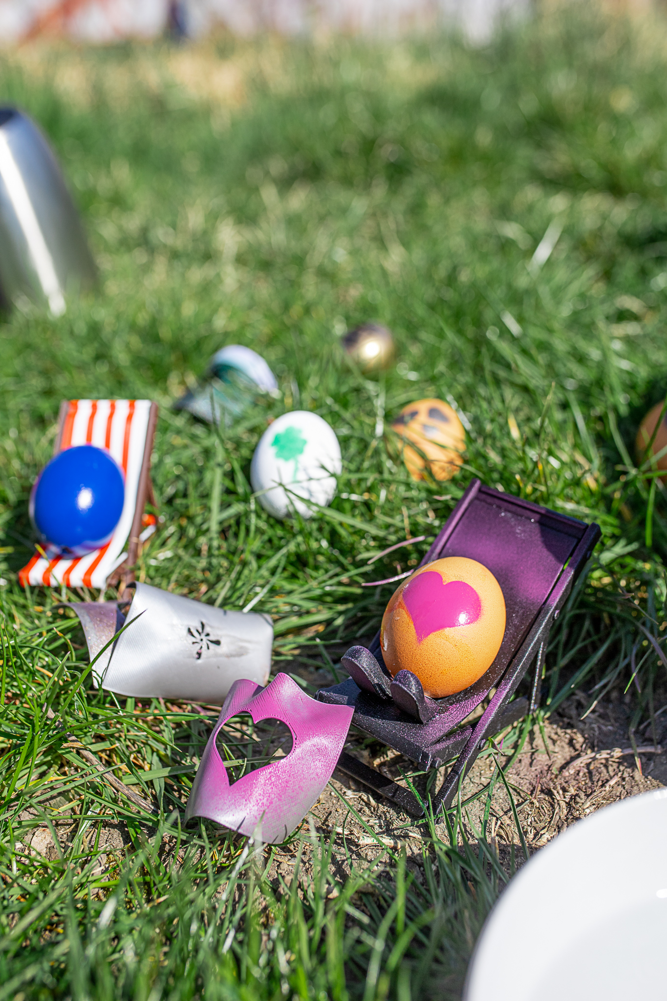 Miniatura 12 do modelo 3D Easter egg spray paint stencils