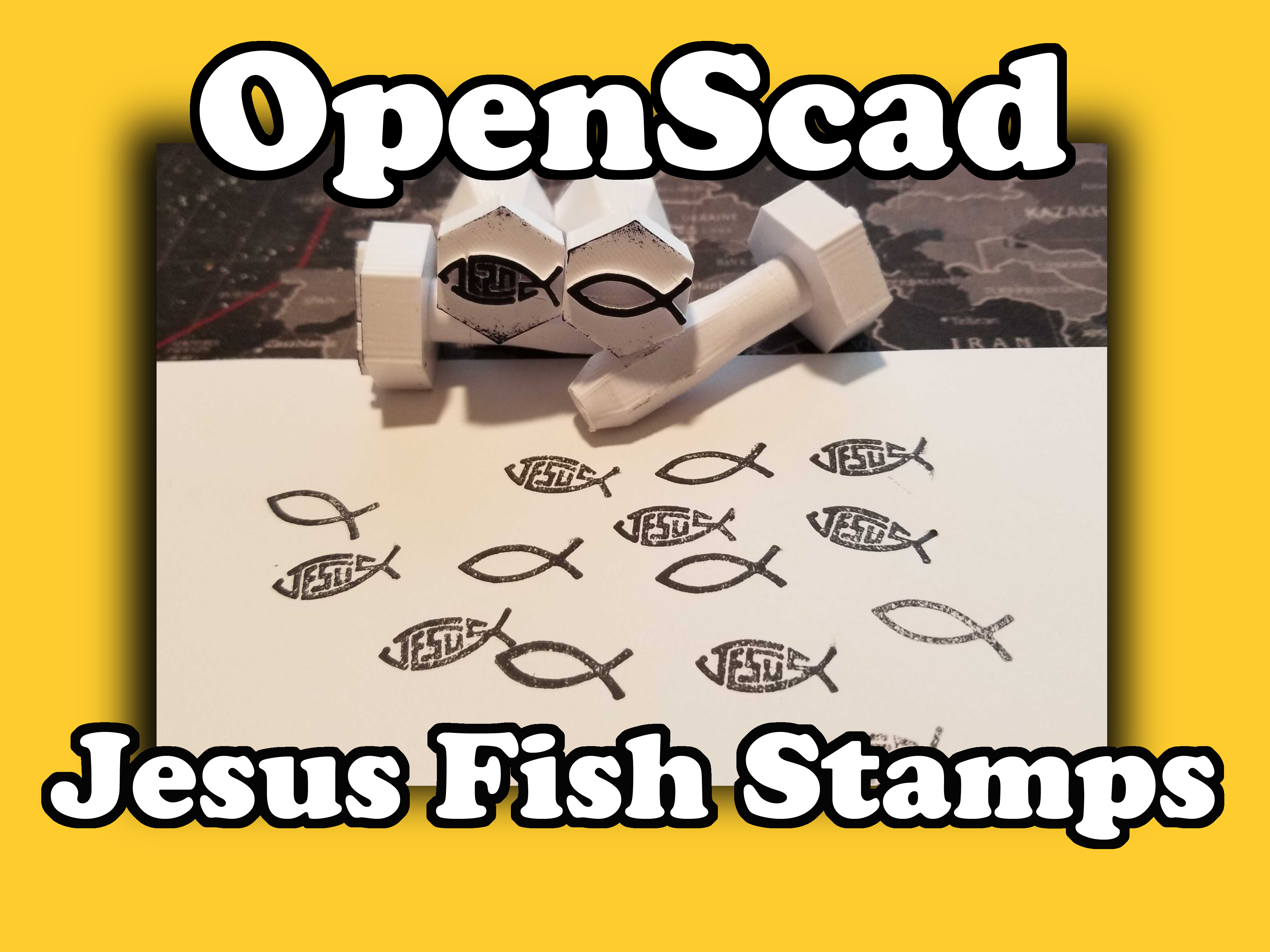 Jesus Fish Stamps