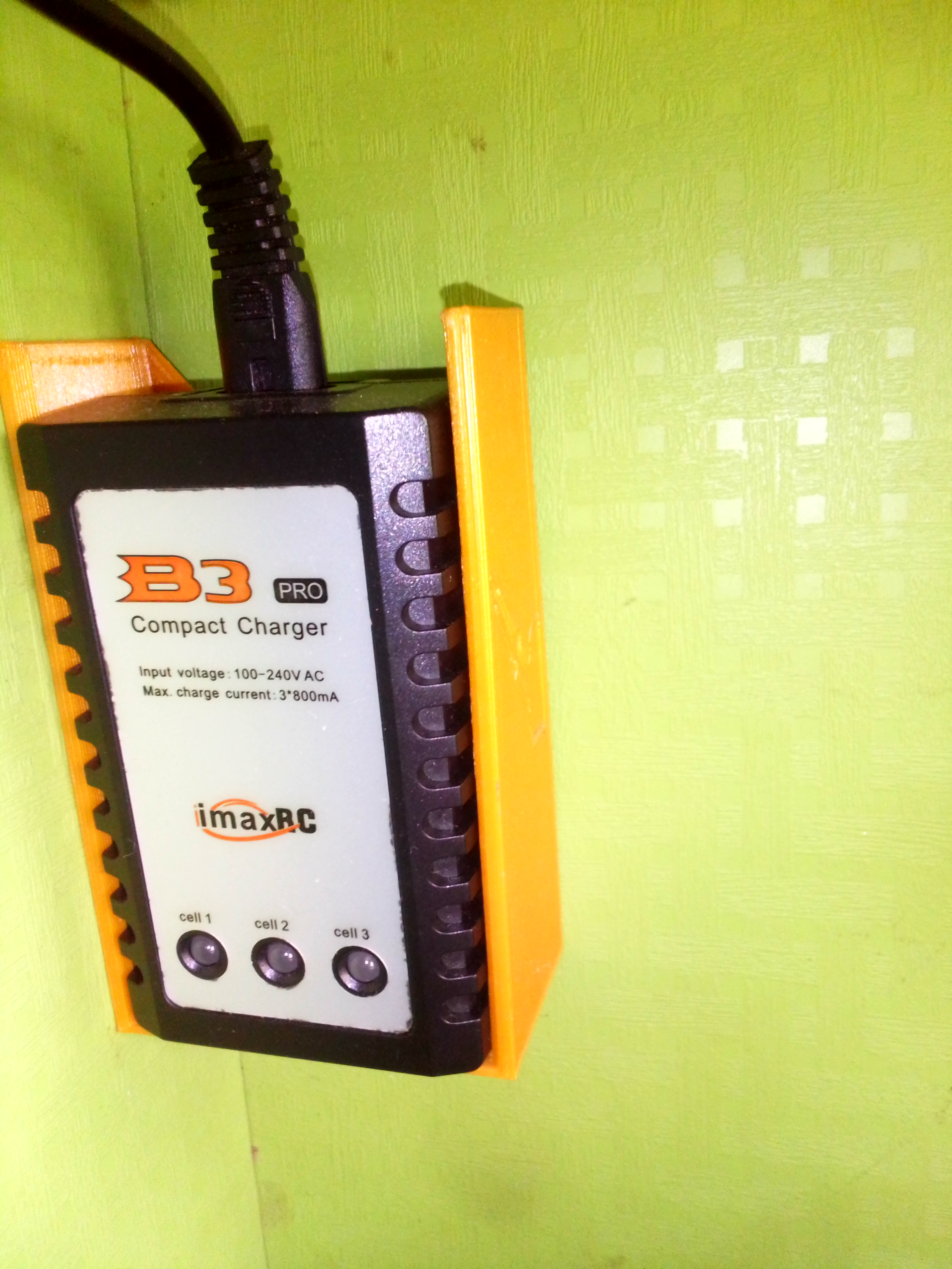 B3 Lipo Charger Wall Mount (Parametric)
