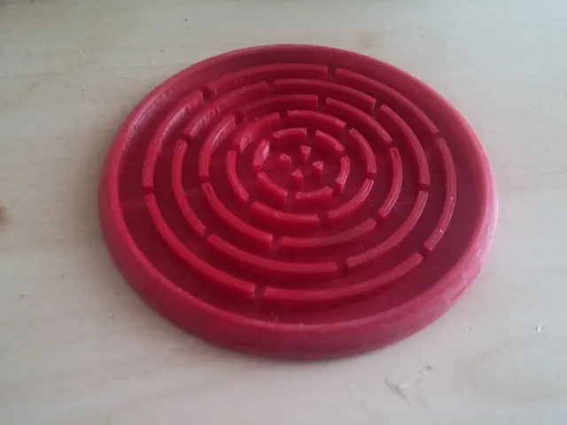 Coaster (spill free)