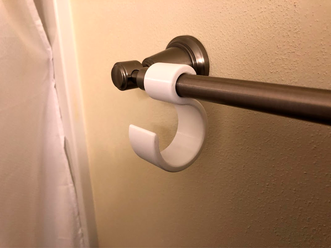 Towel Bar Hook by bjripp Download free STL model