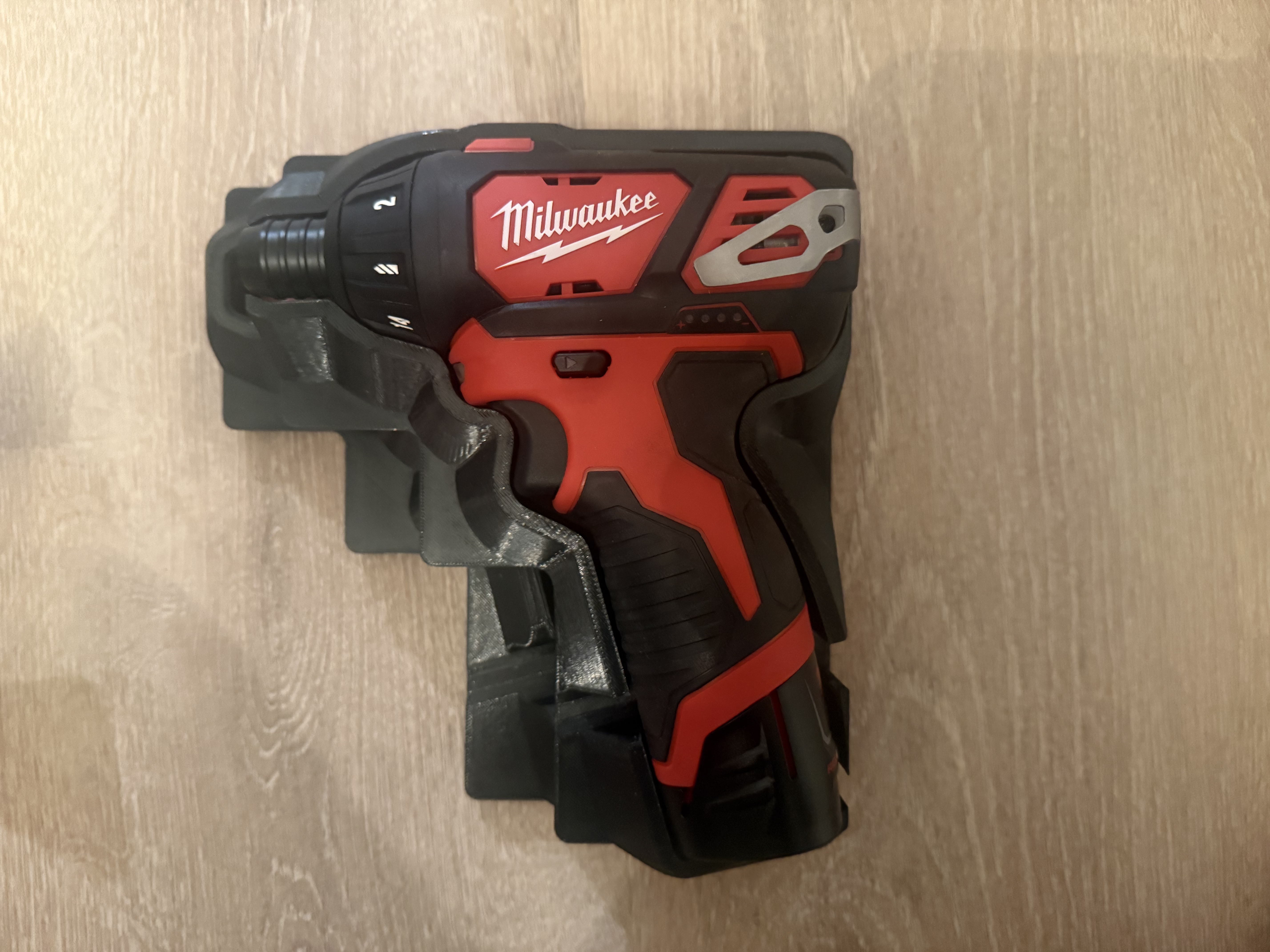 Narrow Milwaukee M12 Screwdriver Gridfinity Tray