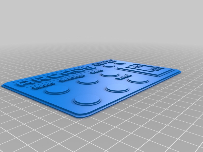 Arcade Machine Directions Card by MeesterEd Download free STL model
