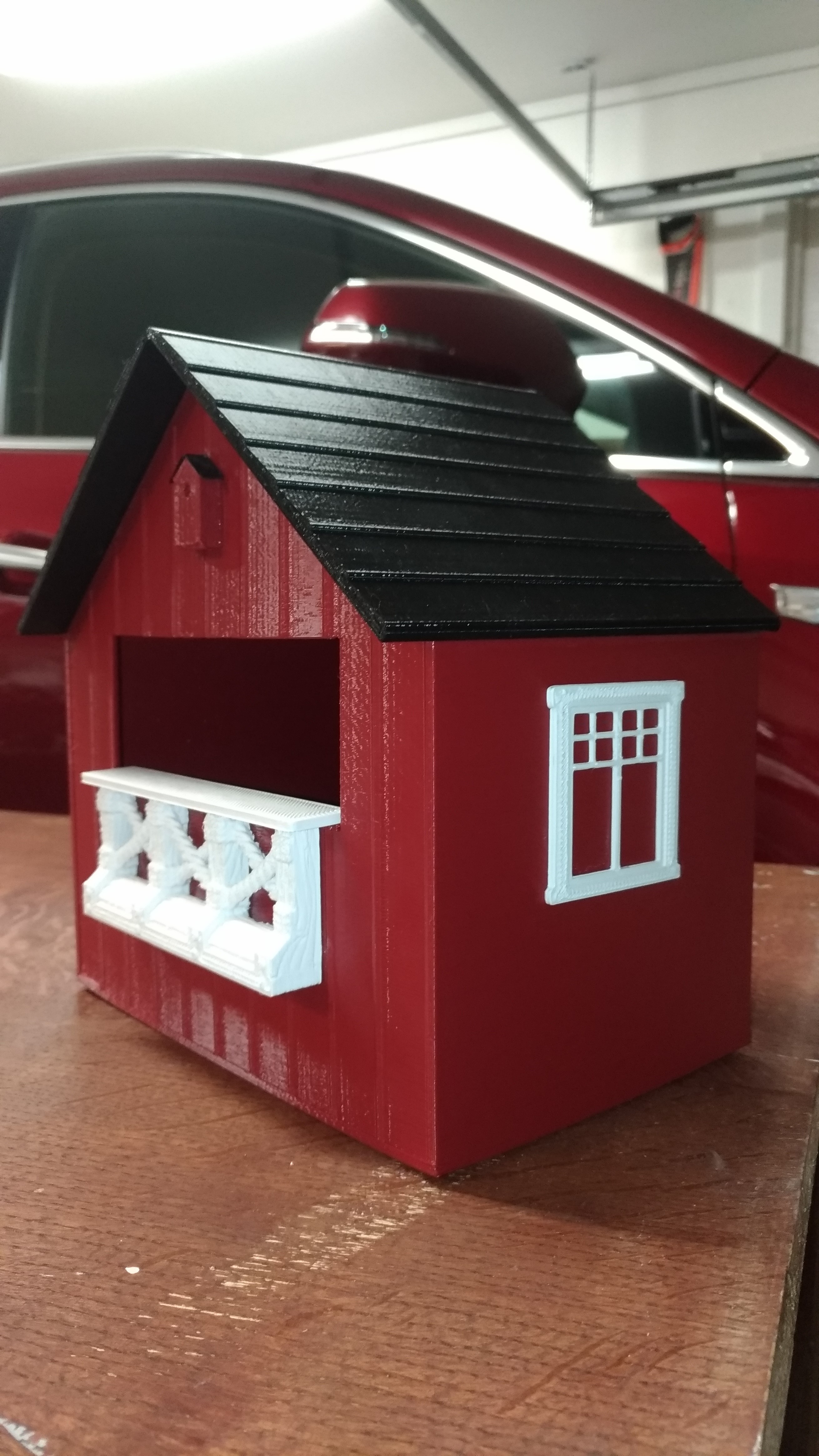 White Wagtail (Motacilla alba alba) bird house