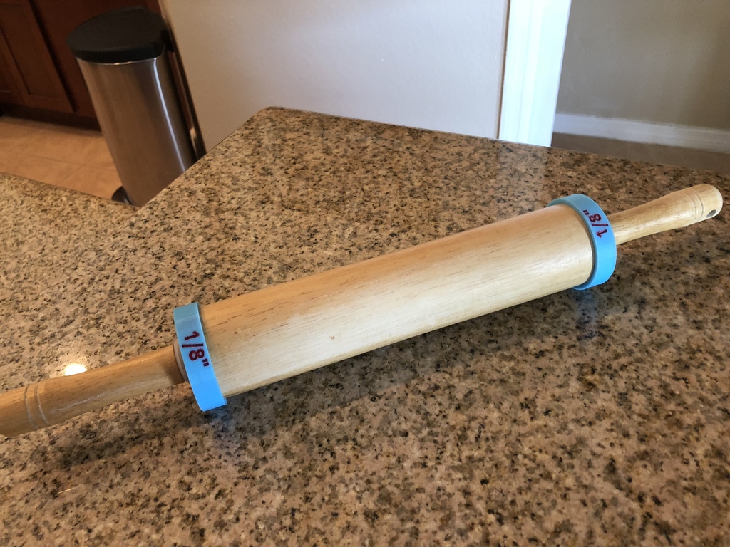 Rolling Pin Spacer Set by MeesterEd Download free STL model