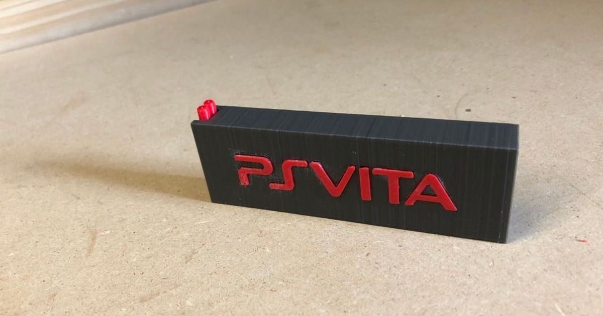 PS Vita Cartridge Holder by MeesterEd | Download free STL model ...